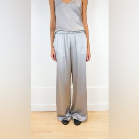 Sablyn Brynn Wide Leg Silk Pants L - Picture 1 of 14